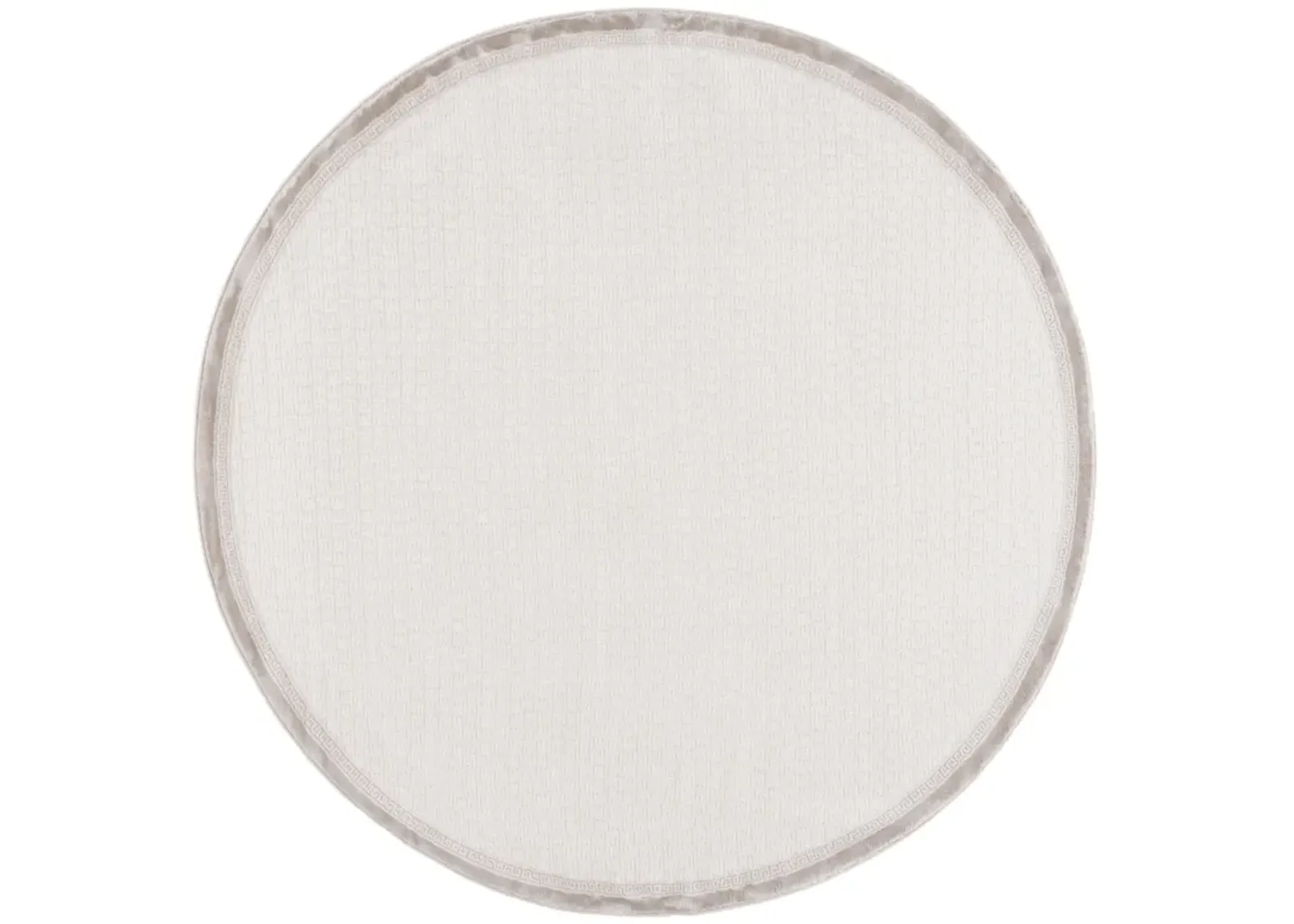 PRESTIGE 132 IVORY  6'-7' x 6'-7' Round Round Rug