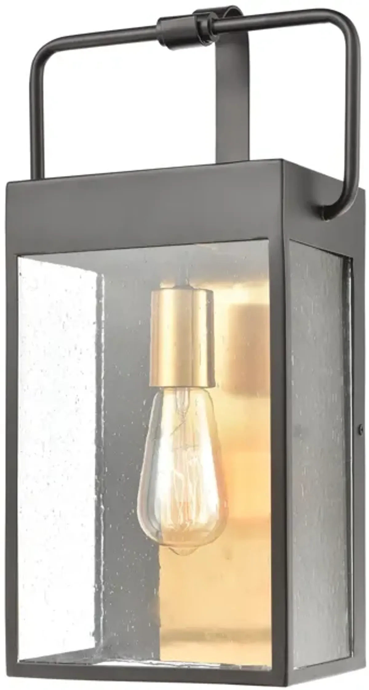 Knowlton 17" High 1-Light Outdoor Sconce - Matte Black