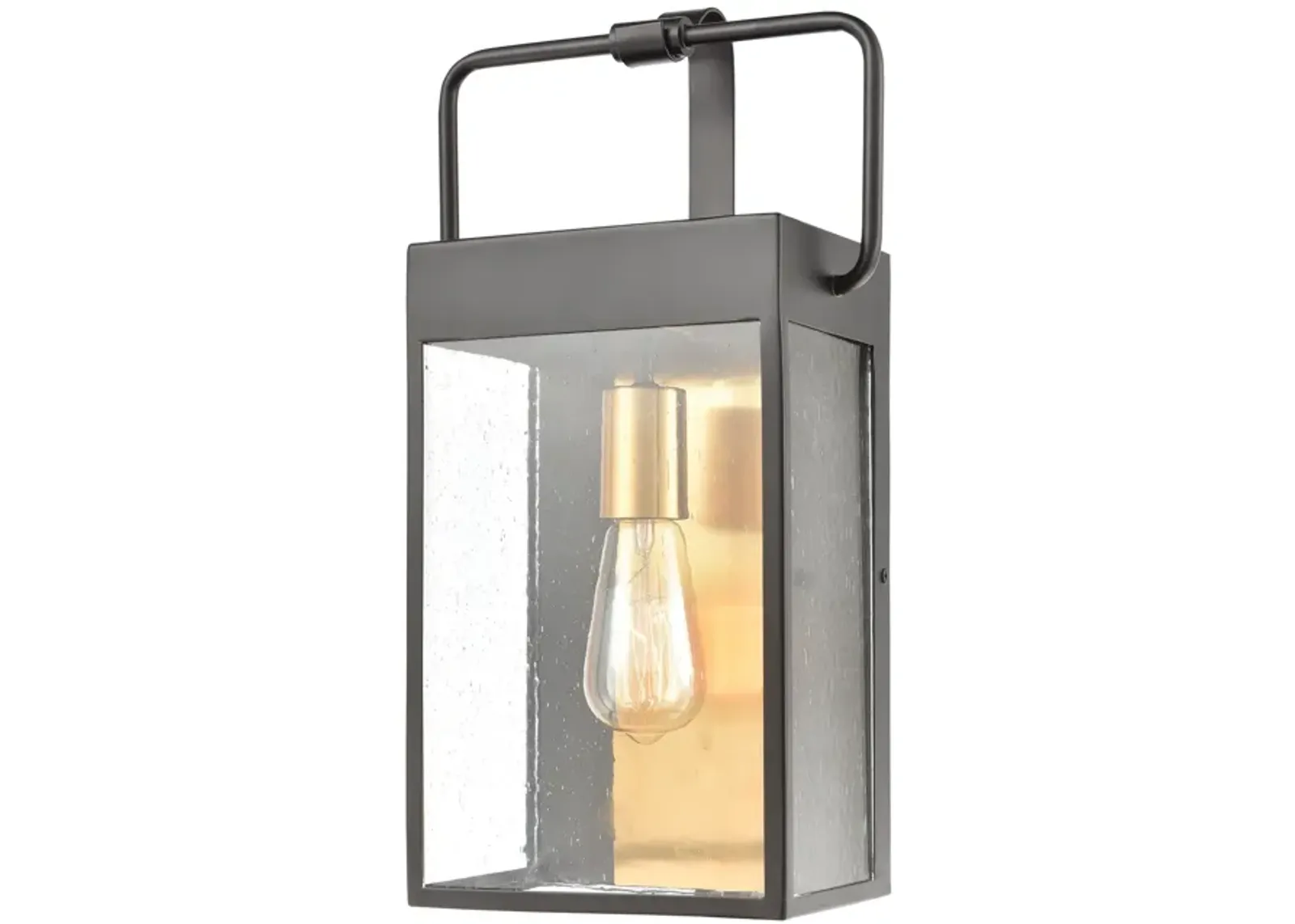 Knowlton 17" High 1-Light Outdoor Sconce - Matte Black