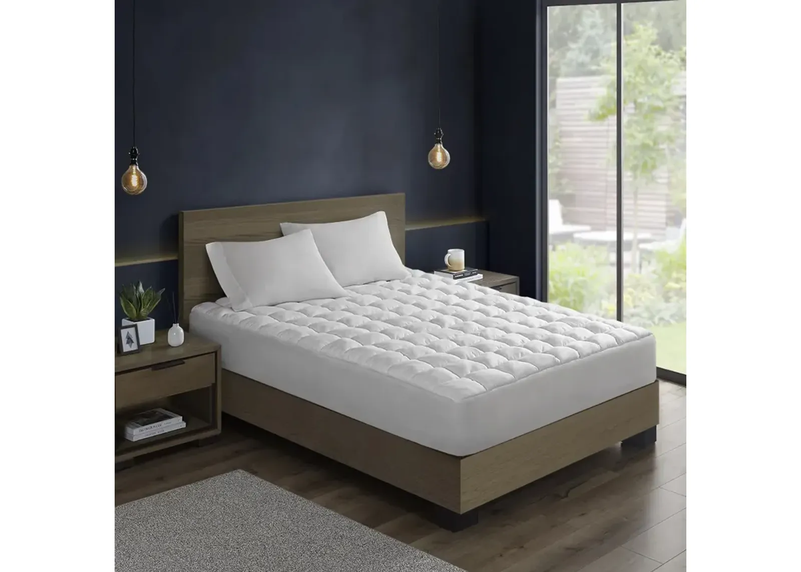 Dream Puff Overfilled Down Alternative Mattress Pad