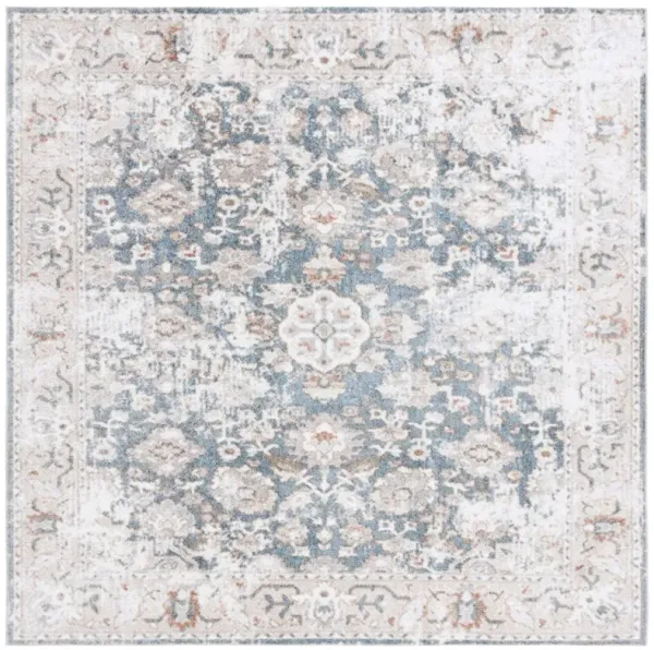BALTIMORE 852 Blue 6'-7' X 6'-7' Square Square Rug