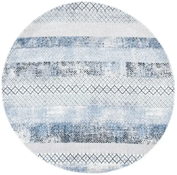 AMELIA 761 GREY  8' x 8' Round Round Rug