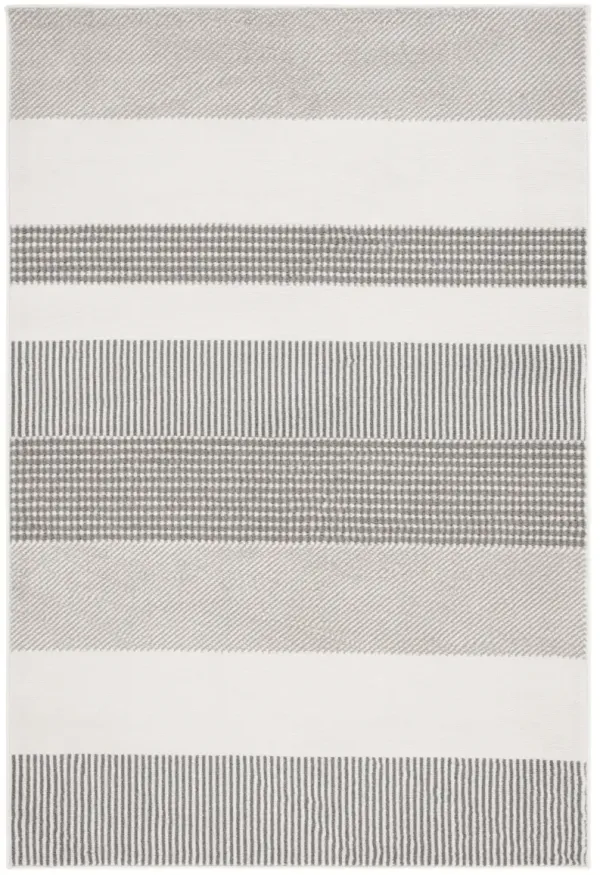 PYRAMID 244 IVORY  4'-5' x 6'-5' Small Rectangle Rug