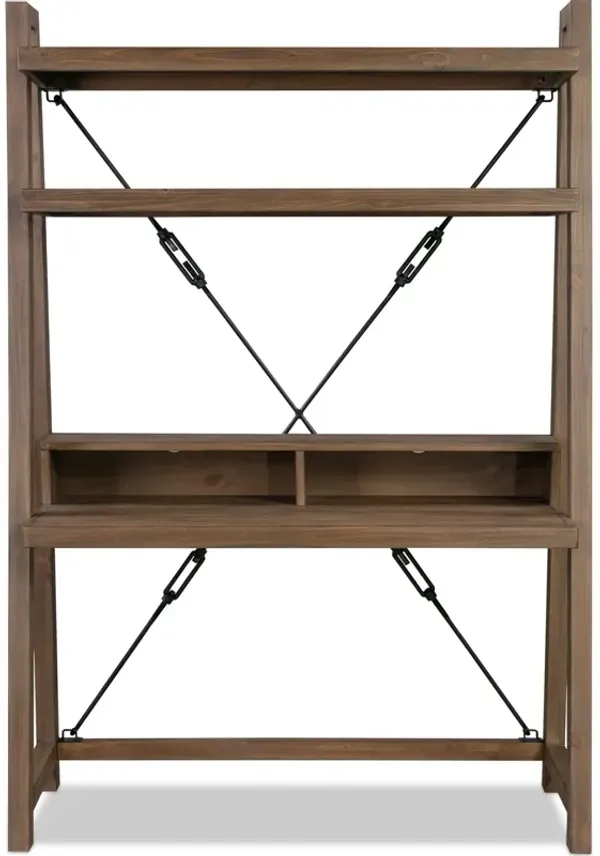 Autumn Ladder Desk In Flint Oak