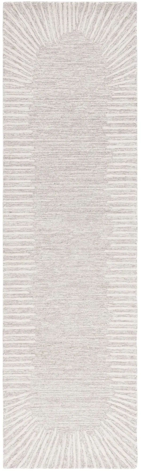 ABSTRACT Hand Tufted 2'-3' x 10' runner