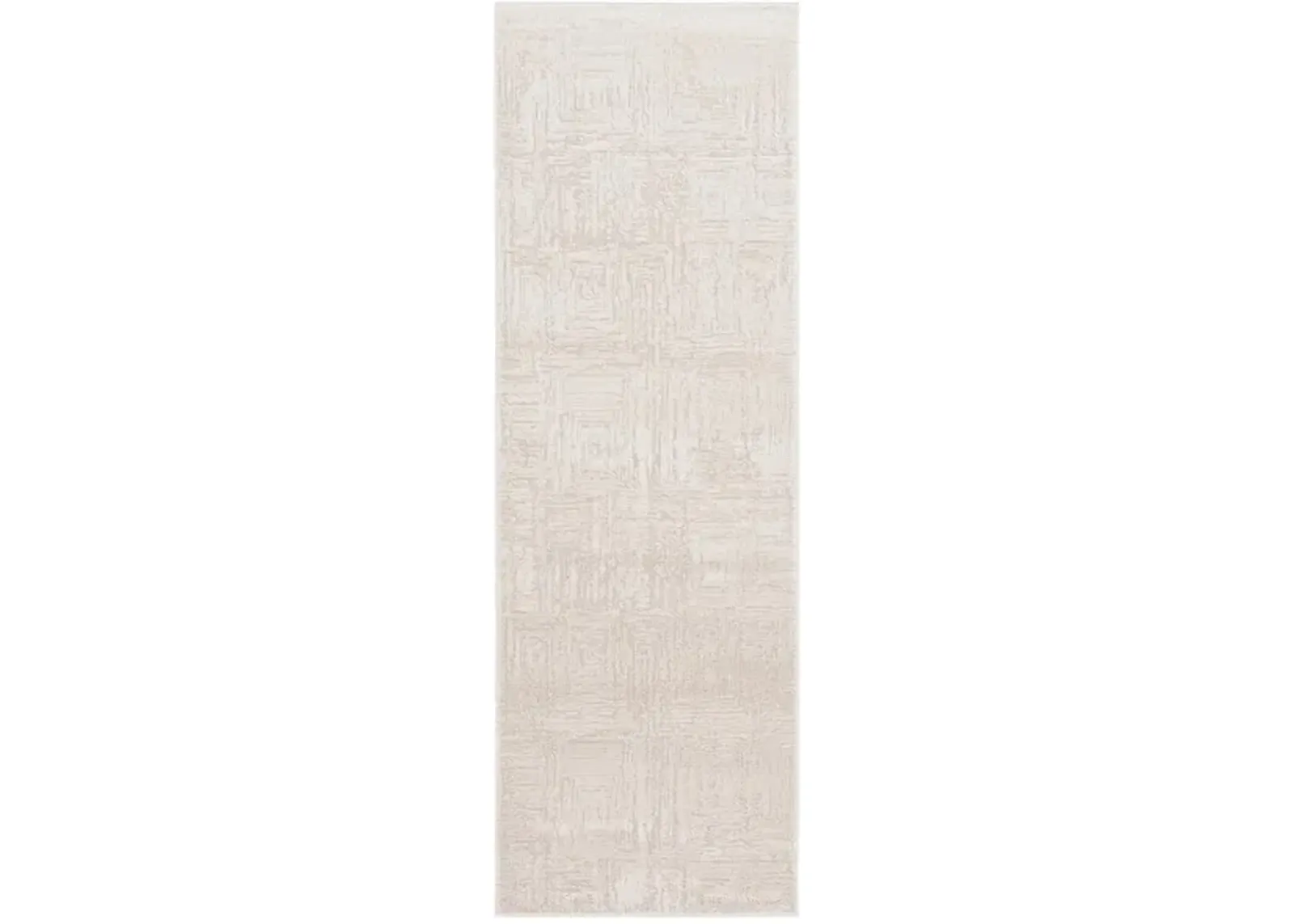 WHISPER 814 Beige 2'-6' X 8' Runner Rug