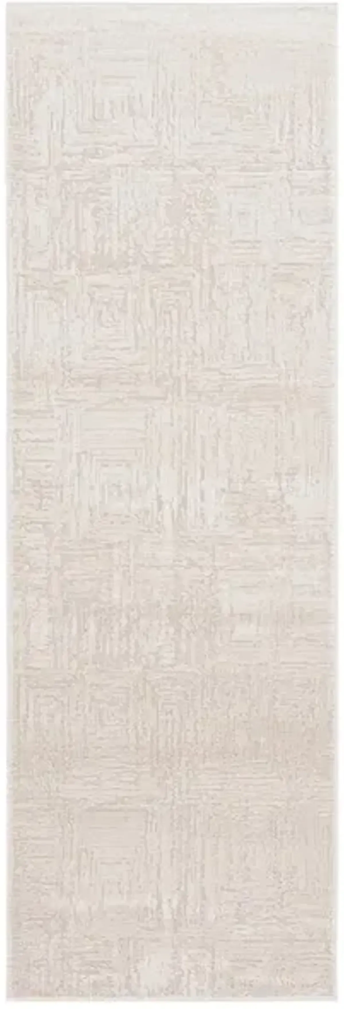 WHISPER 814 Beige 2'-6' X 8' Runner Rug