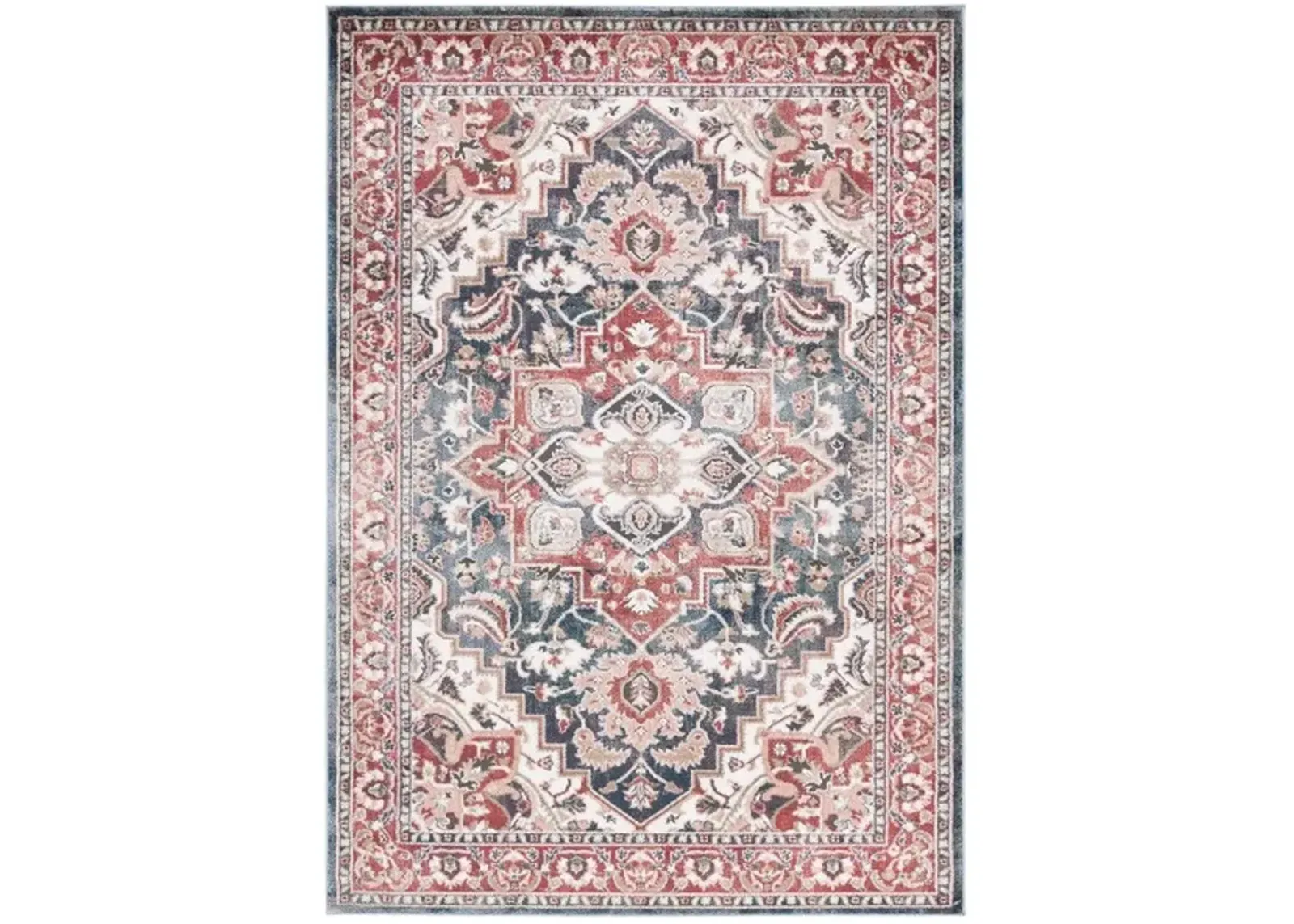 ROSEWOOD 112 Red 4' X 6' Small Rectangle Rug