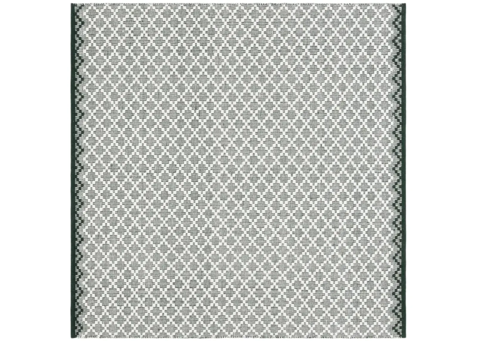 VERMONT 908 GREEN  6' x 6' Square Square Rug