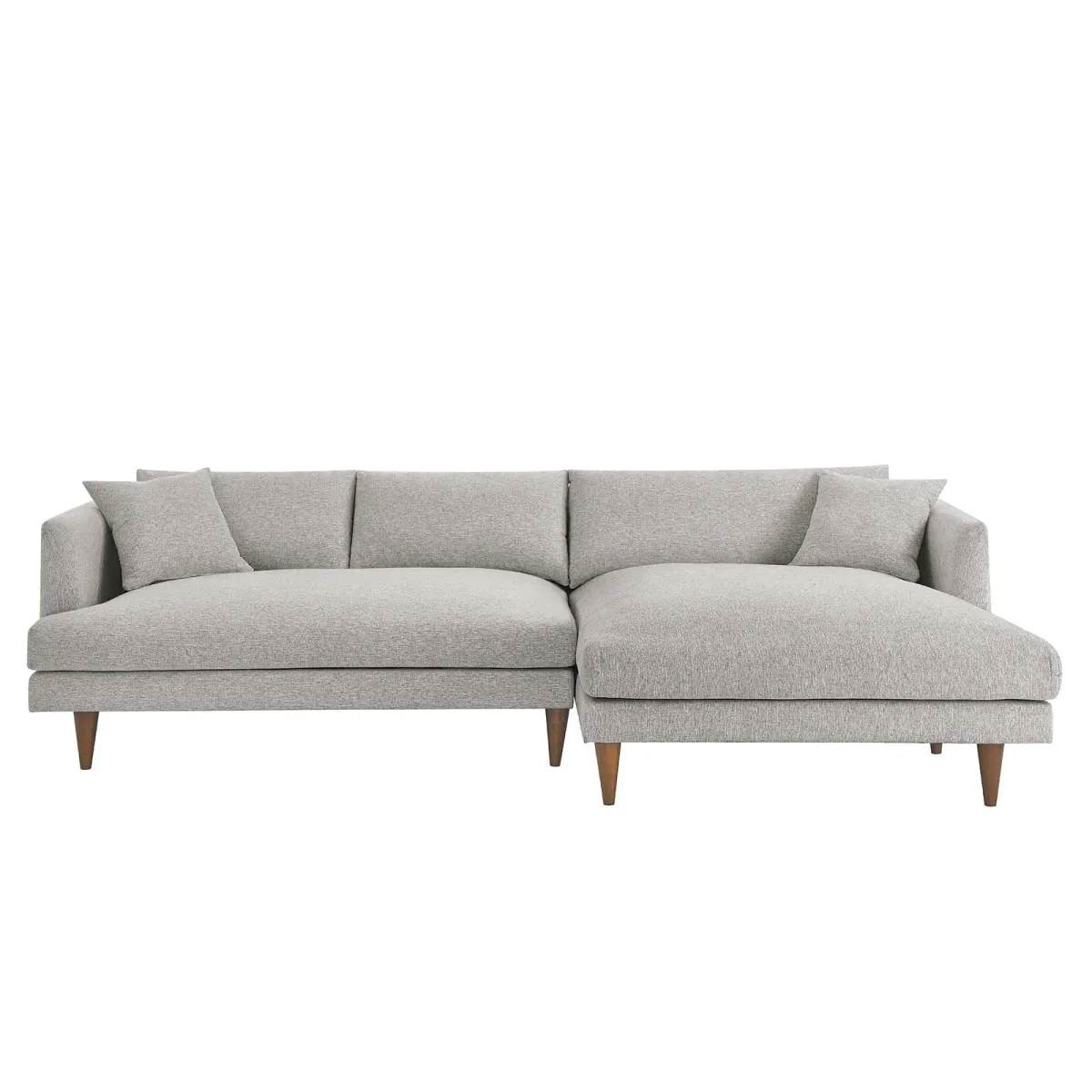 Zoya Right-Facing Down Filled Overstuffed Sectional