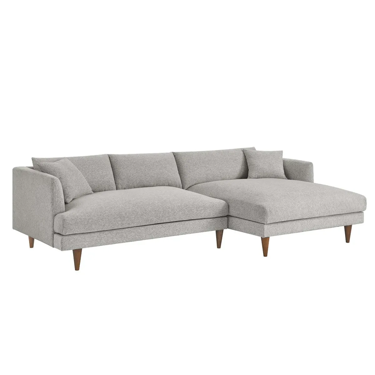 Zoya Right-Facing Down Filled Overstuffed Sectional