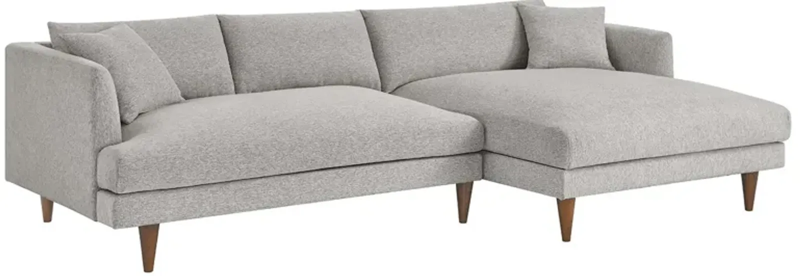 Zoya Right-Facing Down Filled Overstuffed Sectional