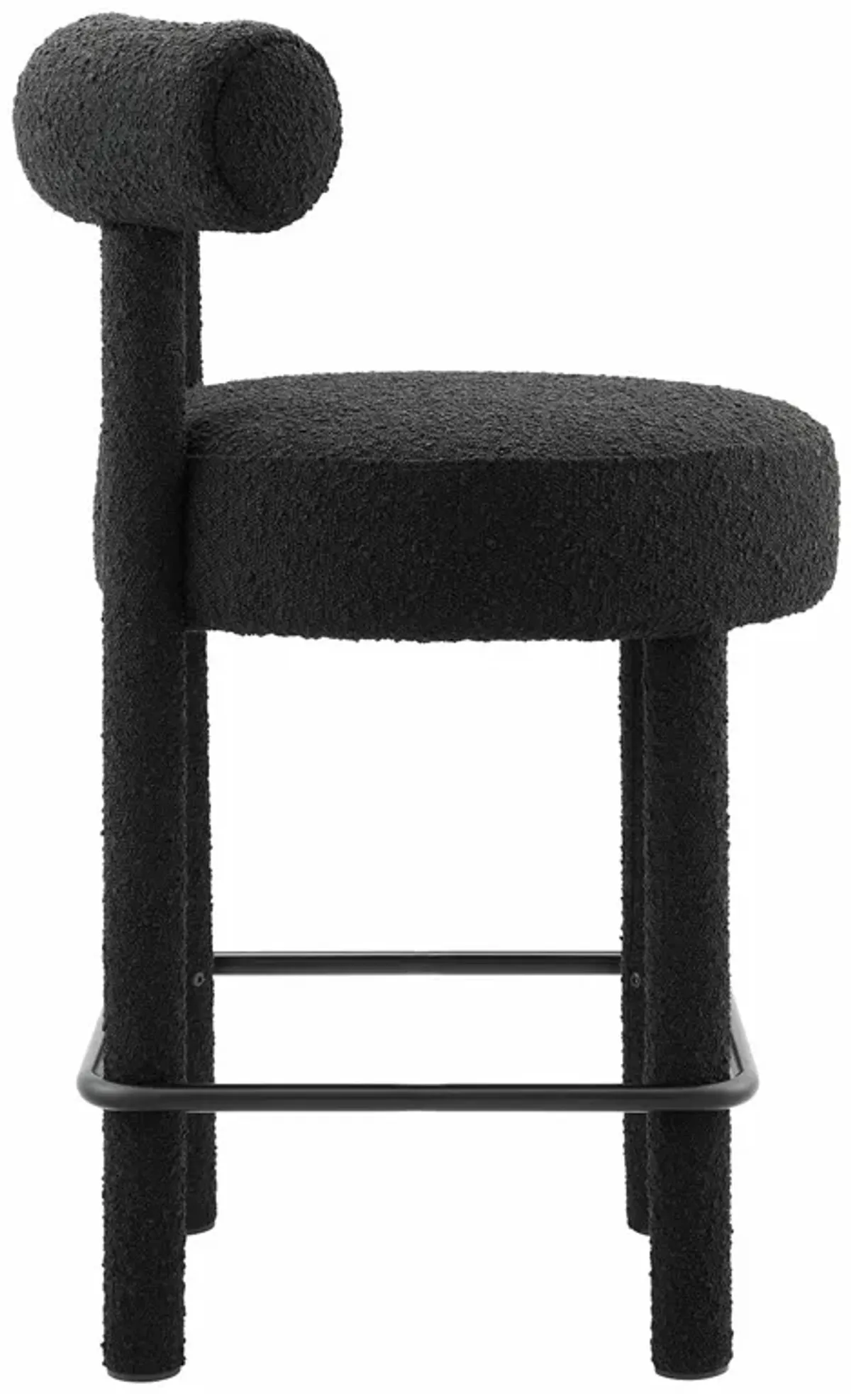 Toulouse Boucle Fabric Counter Stool