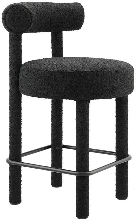 Toulouse Boucle Fabric Counter Stool