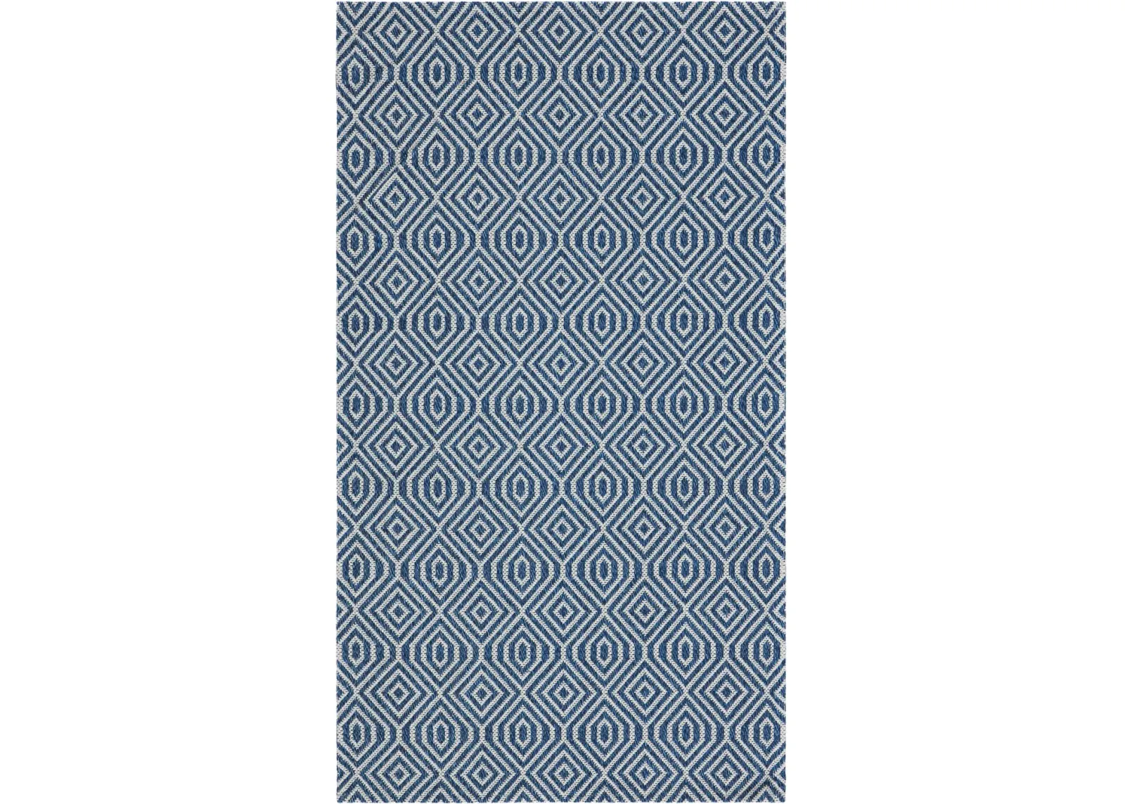 AUGUSTINE 401 NAVY  2'-10' x 5' Runner Rug