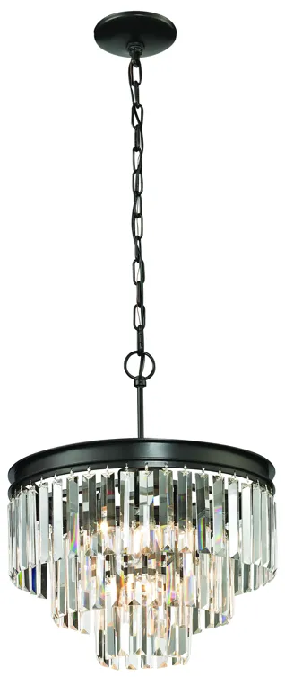 Palacial 16" Wide 4-Light Chandelier - Oil Rubbed Bronze