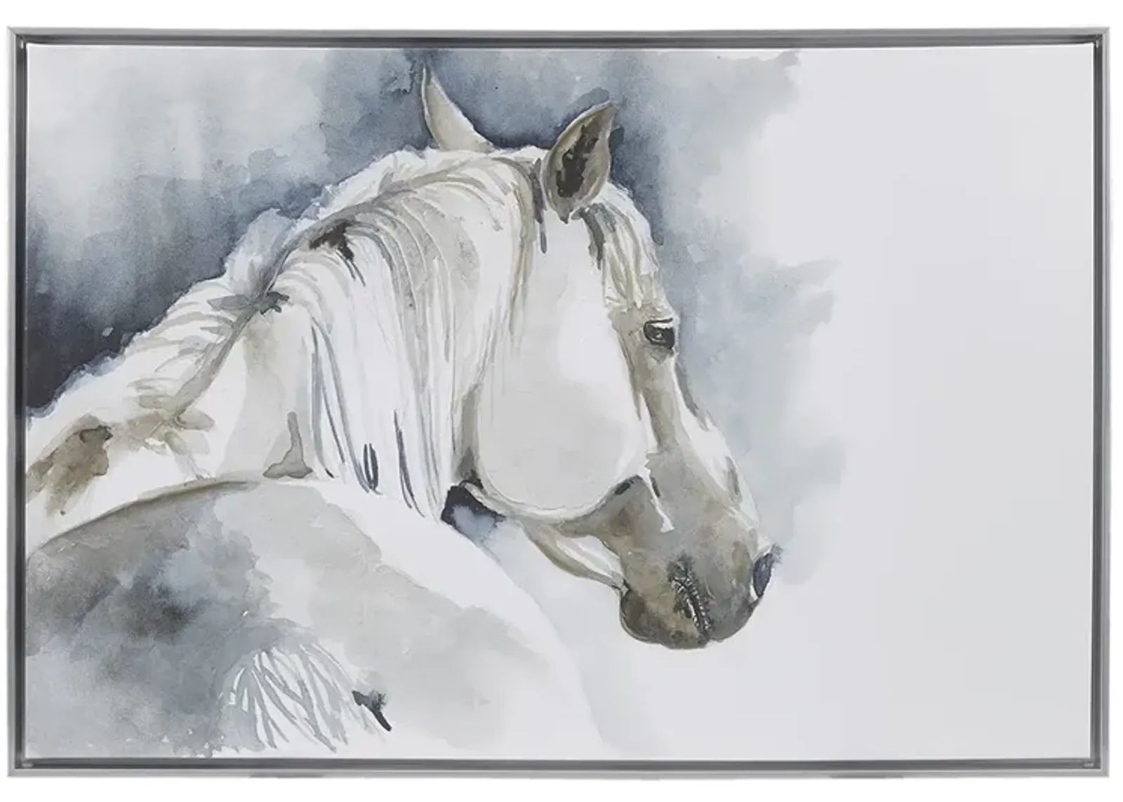 Derby Hand Embellished Horse Framed Canvas Wall Art