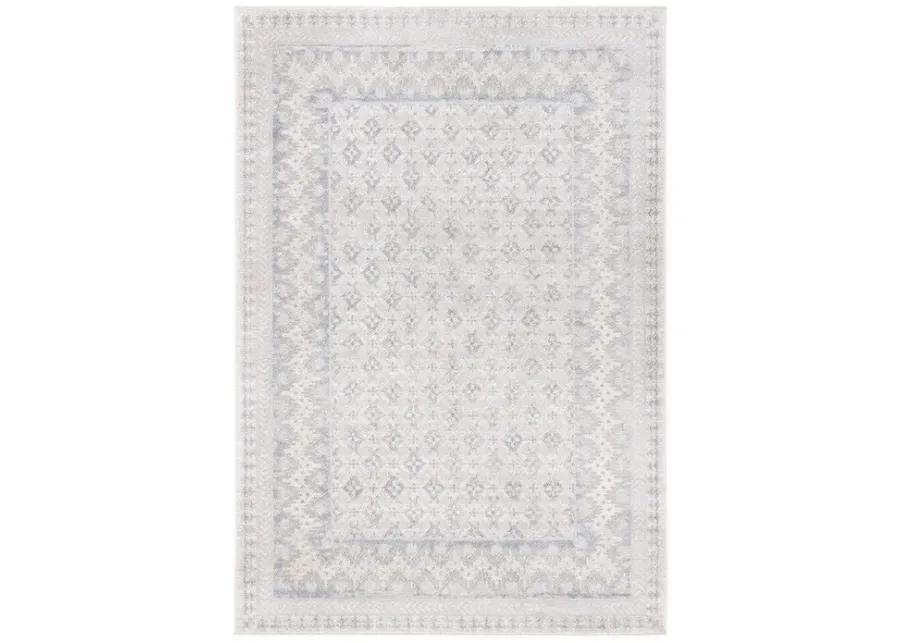 Brentwood 899 Ivory / Grey 3' X 5' Small Rectangle Powerloomed Rug