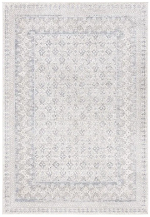 Brentwood 899 Ivory / Grey 3' X 5' Small Rectangle Powerloomed Rug