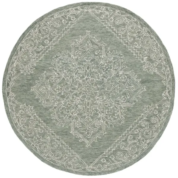 METRO Hand Tufted 6' x 6' Round area rug