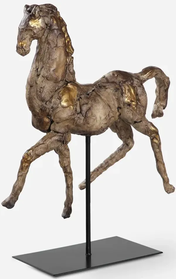 Caballo Dorado Horse Sculpture