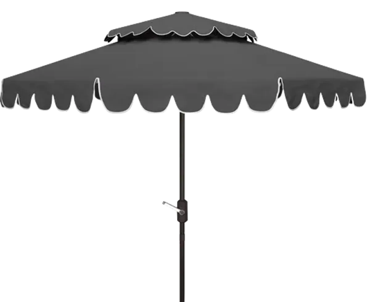 VENICE 9FT RND DOUBLE TOP CRANK UMBRELLA