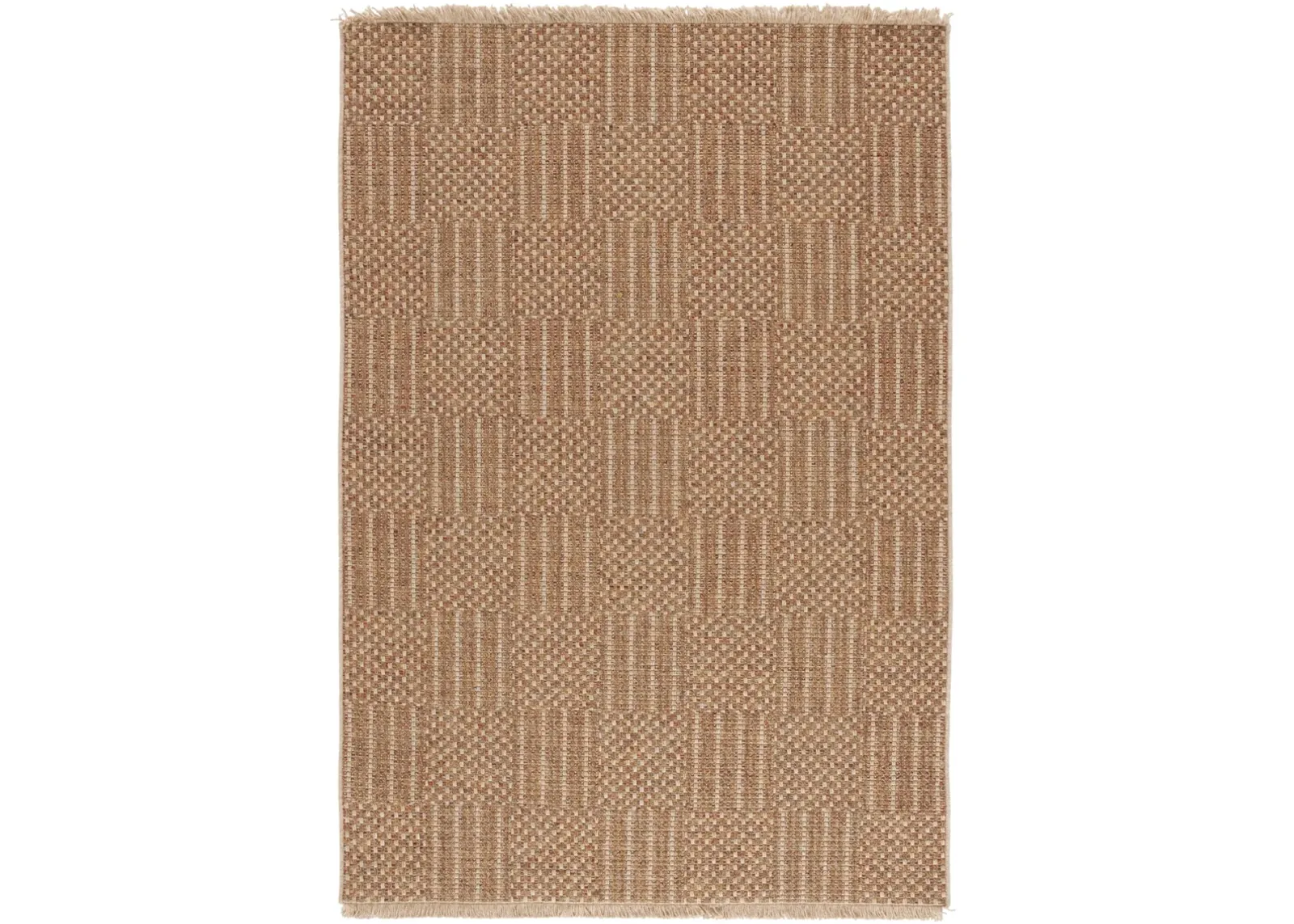 WICKER 154 NATURAL  5'-3' x 7'-6' Medium Rectangle Rug