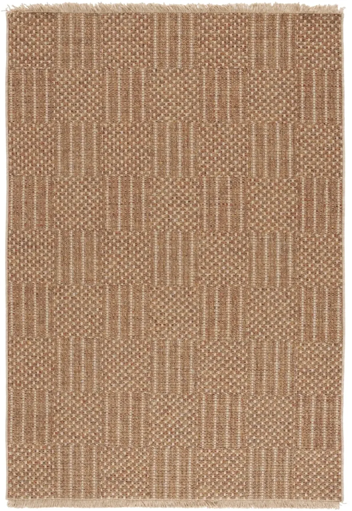 WICKER 154 NATURAL  5'-3' x 7'-6' Medium Rectangle Rug