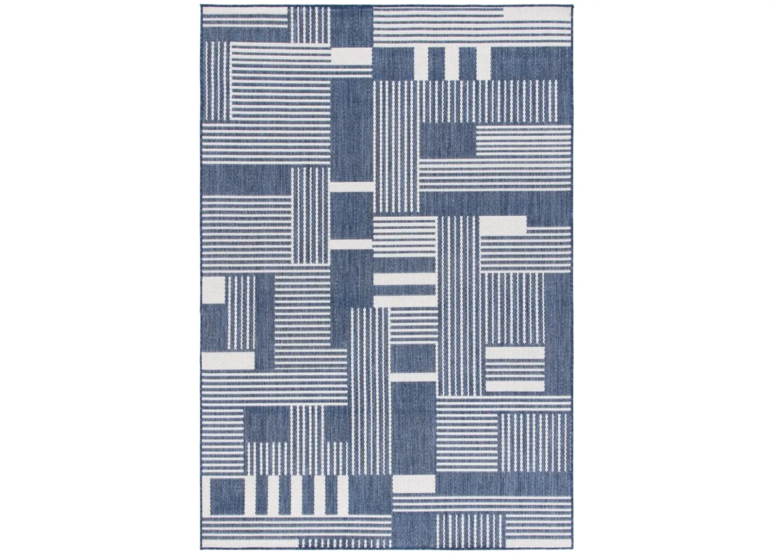 BEACH HOUSE 402 NAVY  8' x 10' Large Rectangle Rug