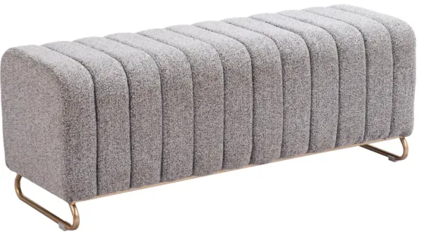 Pender Bench Stone Gray