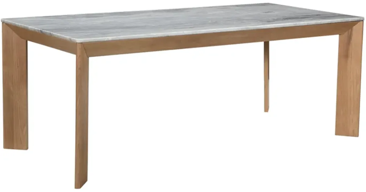 ANGLE MARBLE DINING TABLE RECTANGULAR LARGE