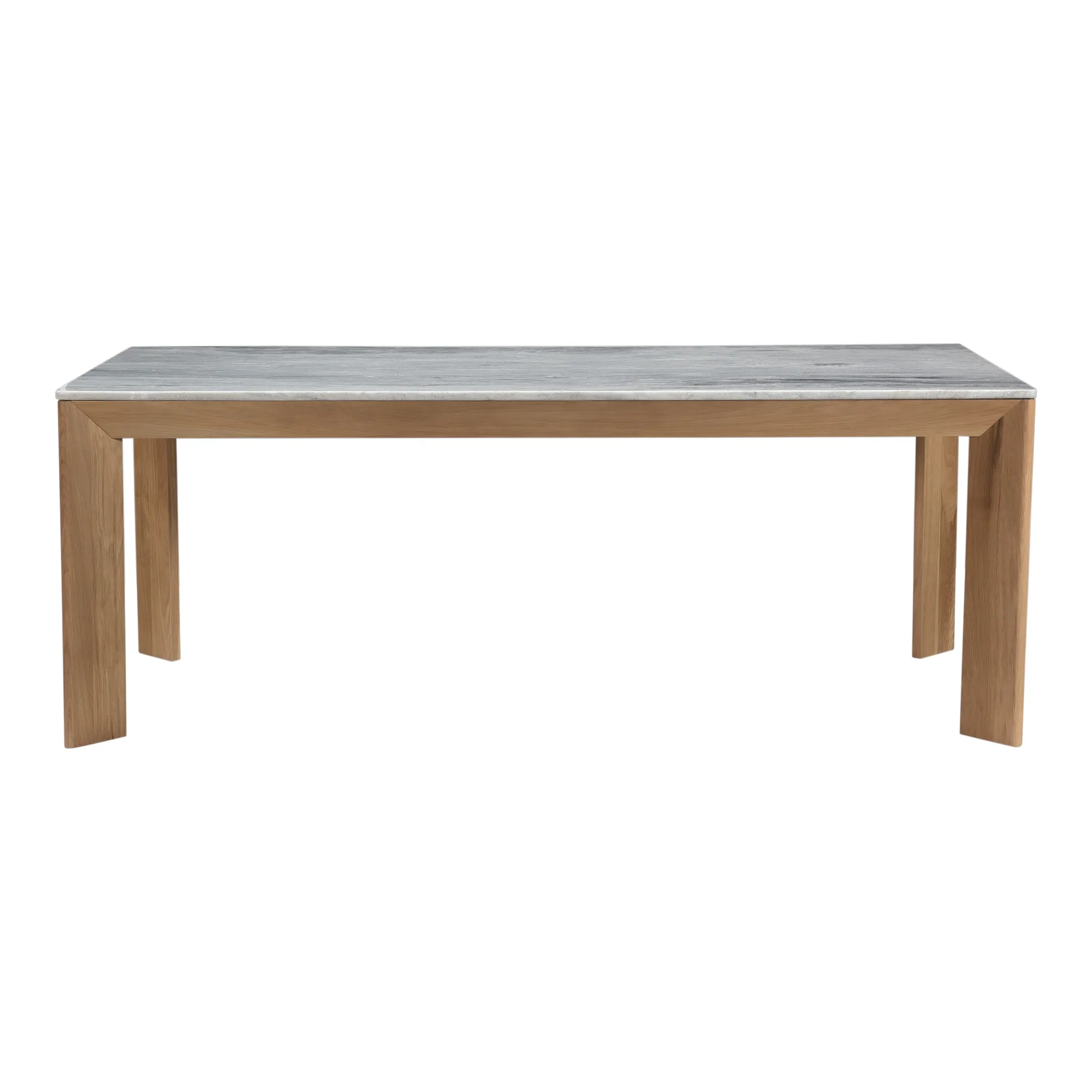 ANGLE MARBLE DINING TABLE RECTANGULAR LARGE