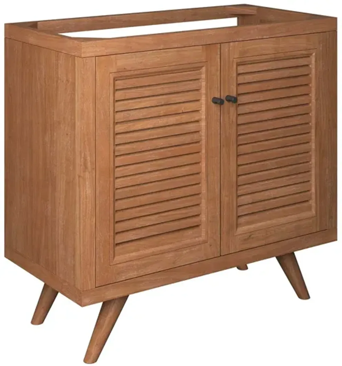 Birdie 36" Teak Wood Bathroom Vanity Cabinet (Sink Basin Not Included)