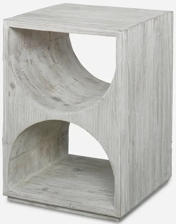 Hans White Side Table