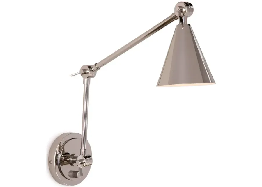 Sal Task Sconce (Polished Nickel)