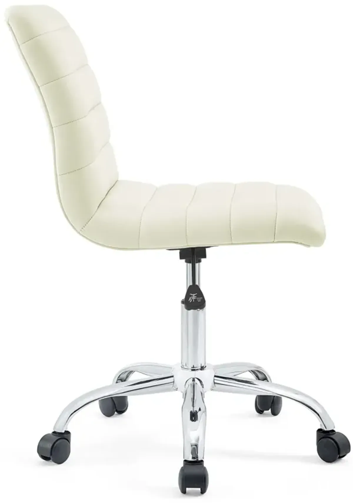 Ripple Armless Mid-Back Vinyl Office Chair