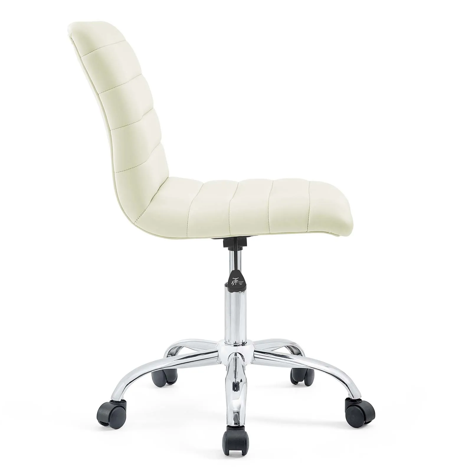 Ripple Armless Mid-Back Vinyl Office Chair