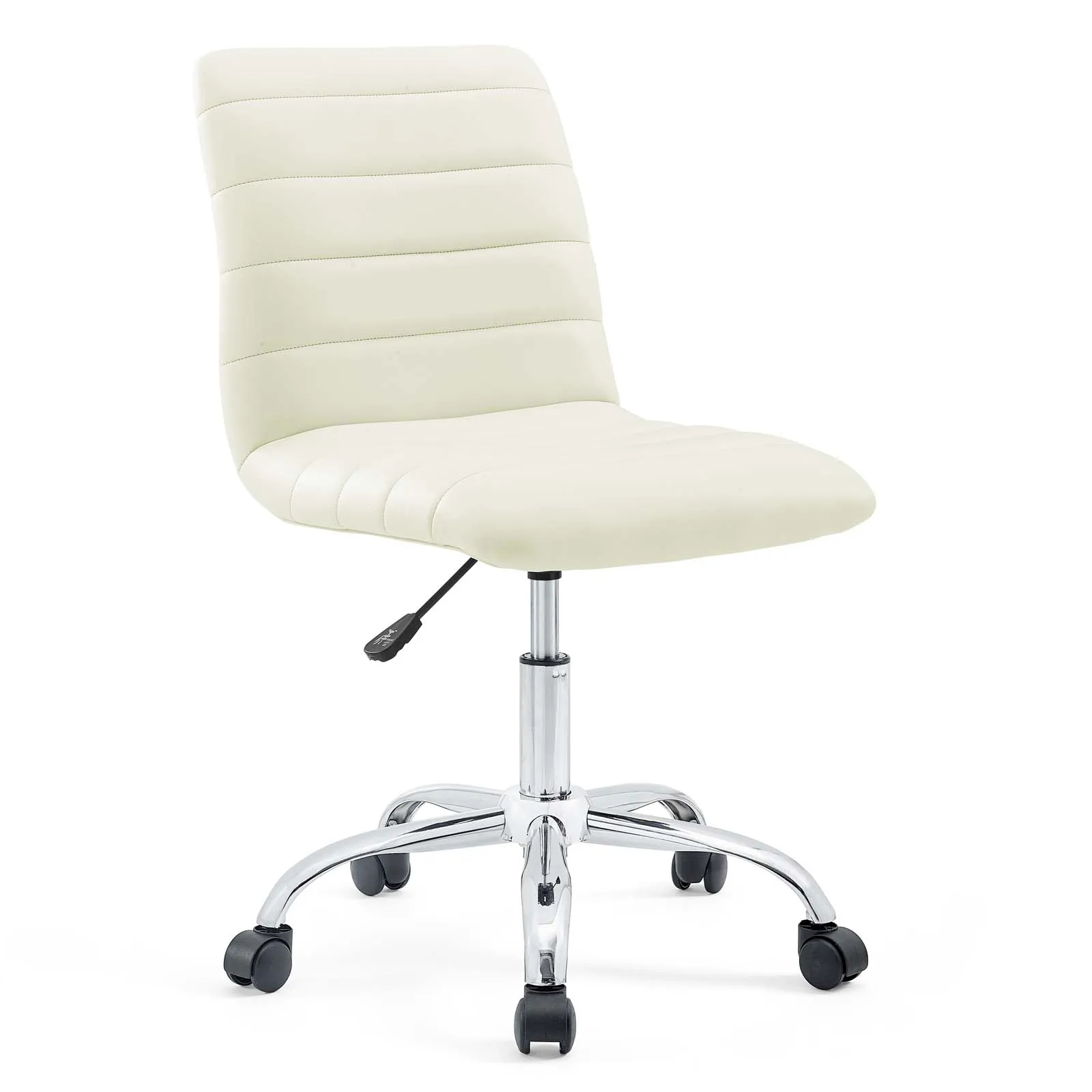 Ripple Armless Mid-Back Vinyl Office Chair