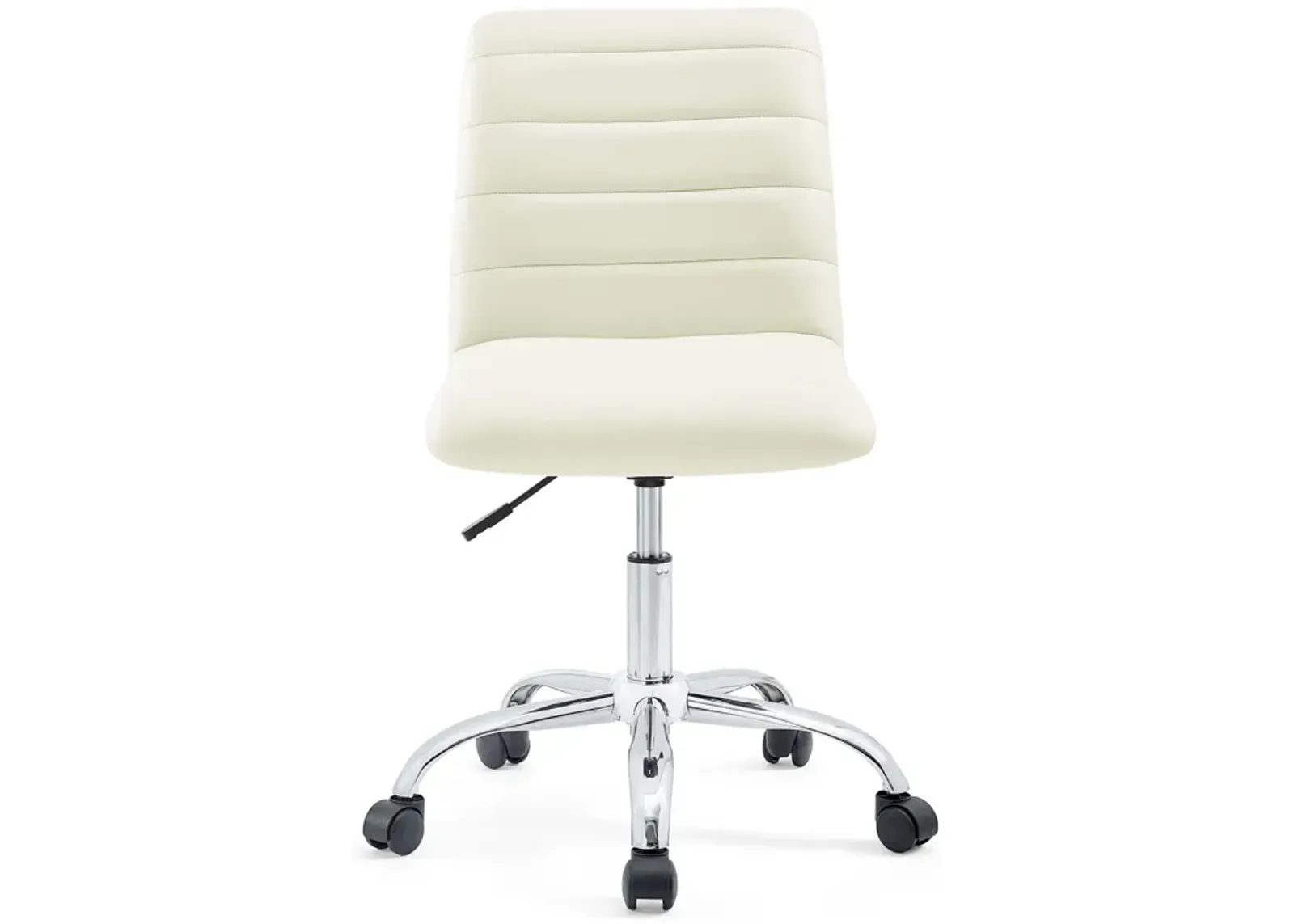 Ripple Armless Mid-Back Vinyl Office Chair