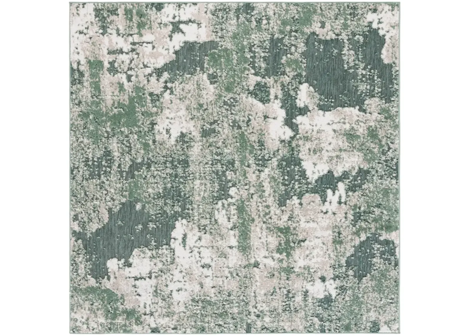 CABANA 630 GREEN  6'-7' x 6'-7' Square Square Rug