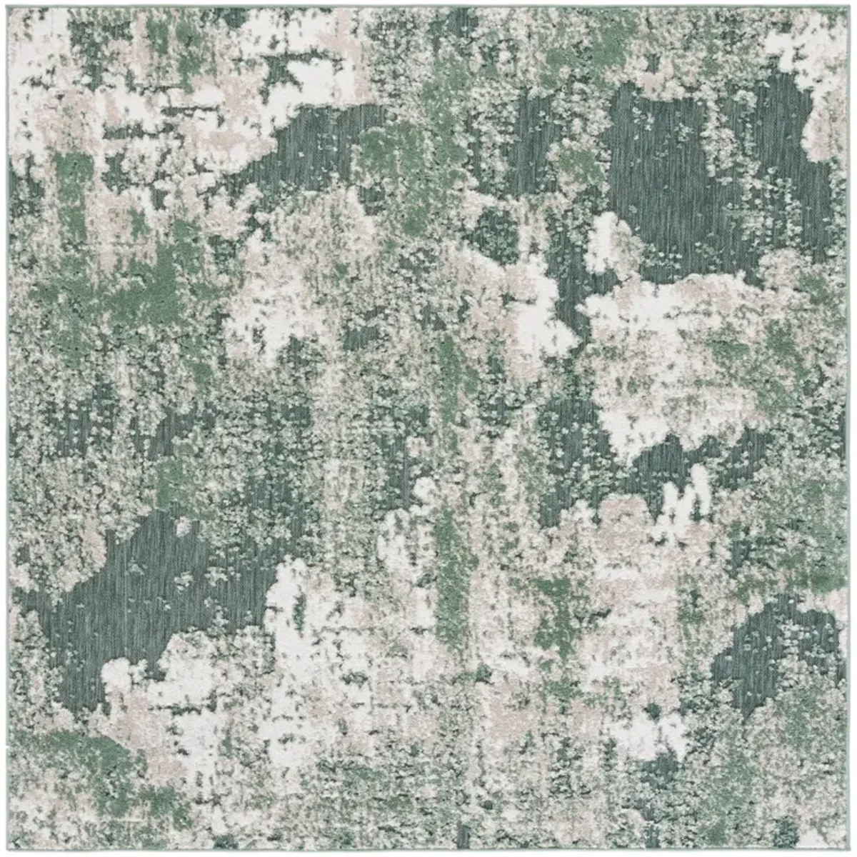 CABANA 630 GREEN  6'-7' x 6'-7' Square Square Rug