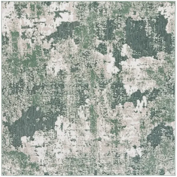 CABANA 630 GREEN  6'-7' x 6'-7' Square Square Rug