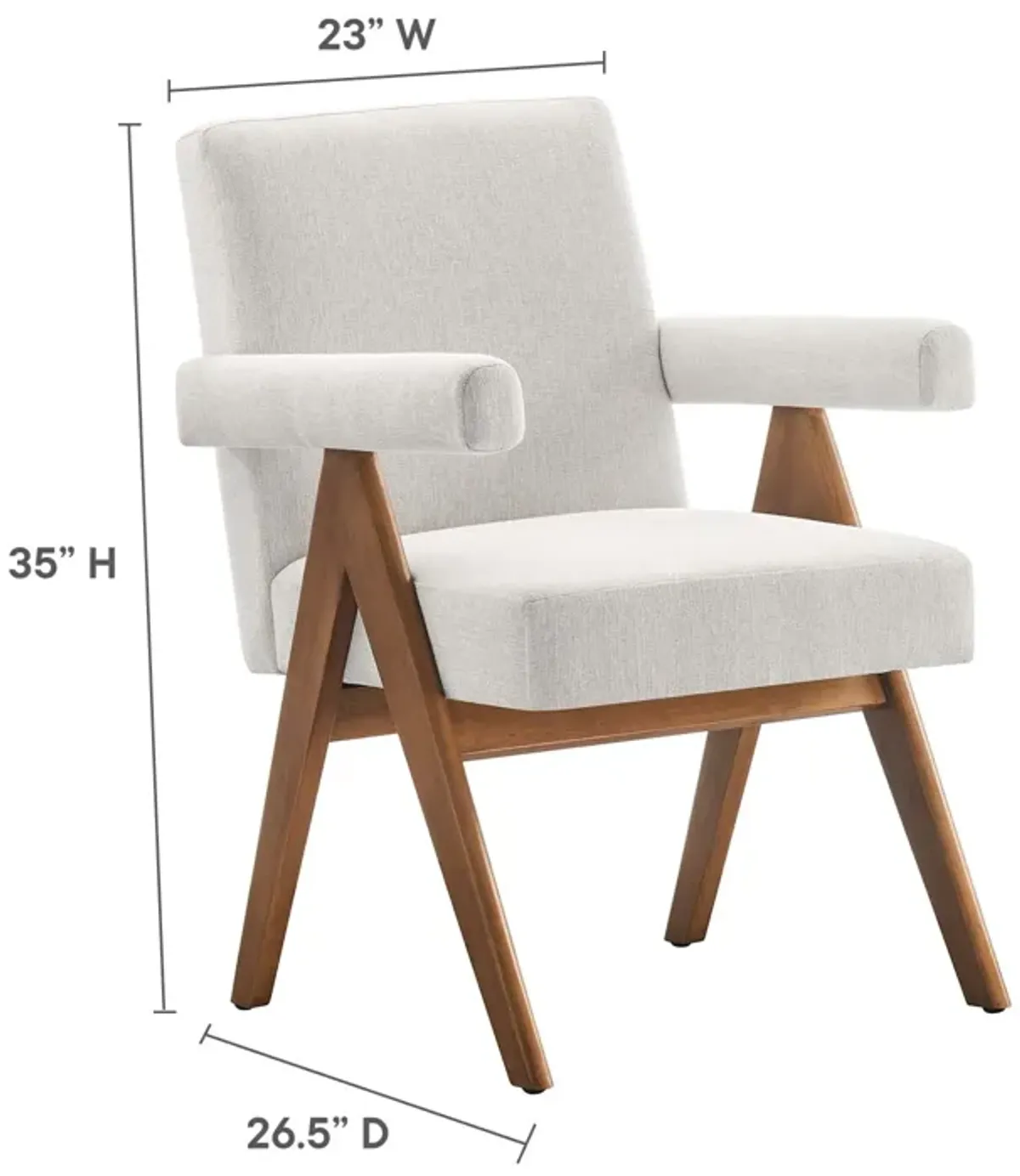 Lyra Fabric Dining Room Chair - Set of 2