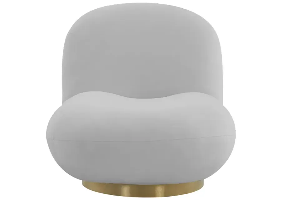 Emily Velvet Swivel Chair