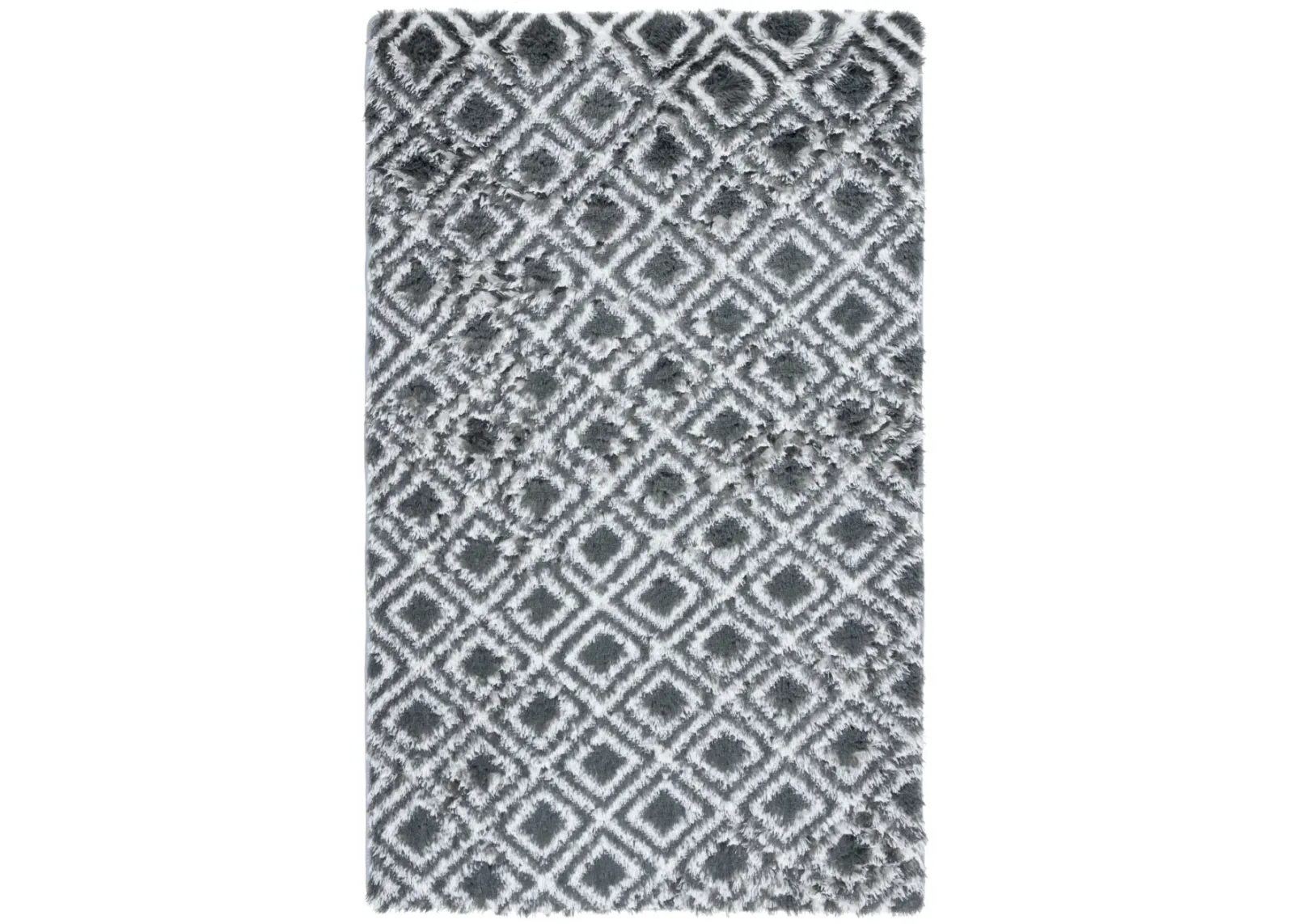 RAINBOW SHAG 102 CHARCOAL  3' x 5' Small Rectangle Rug