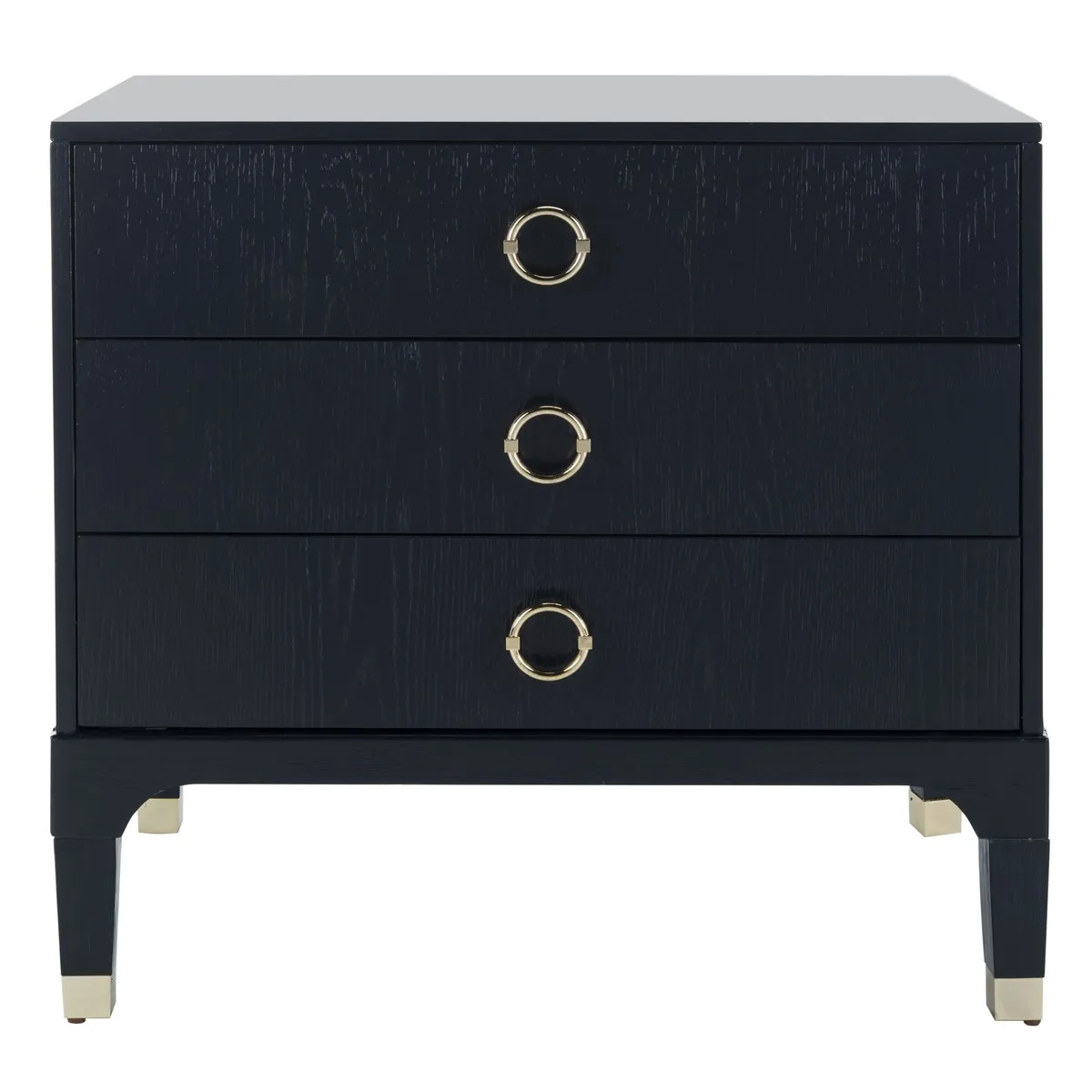 LORNA 3 DRAWER CONTEMPORARY NIGHT STAND