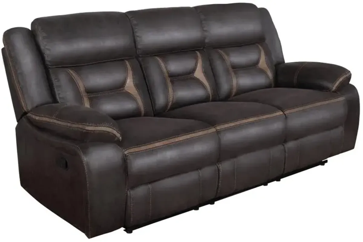 Greer Upholstered Tufted Back Motion Sofa