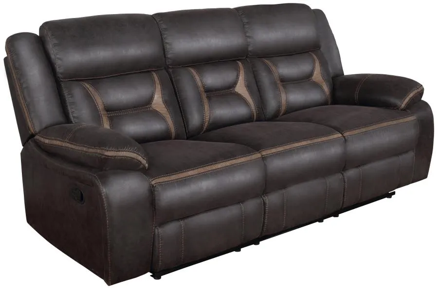 Greer Upholstered Tufted Back Motion Sofa