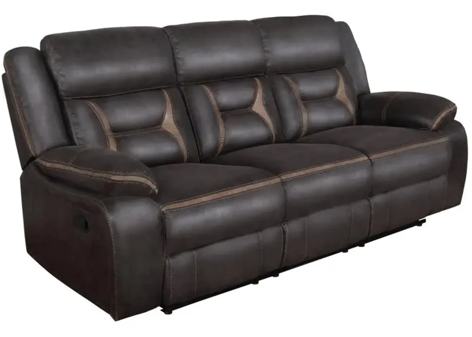 Greer Upholstered Tufted Back Motion Sofa