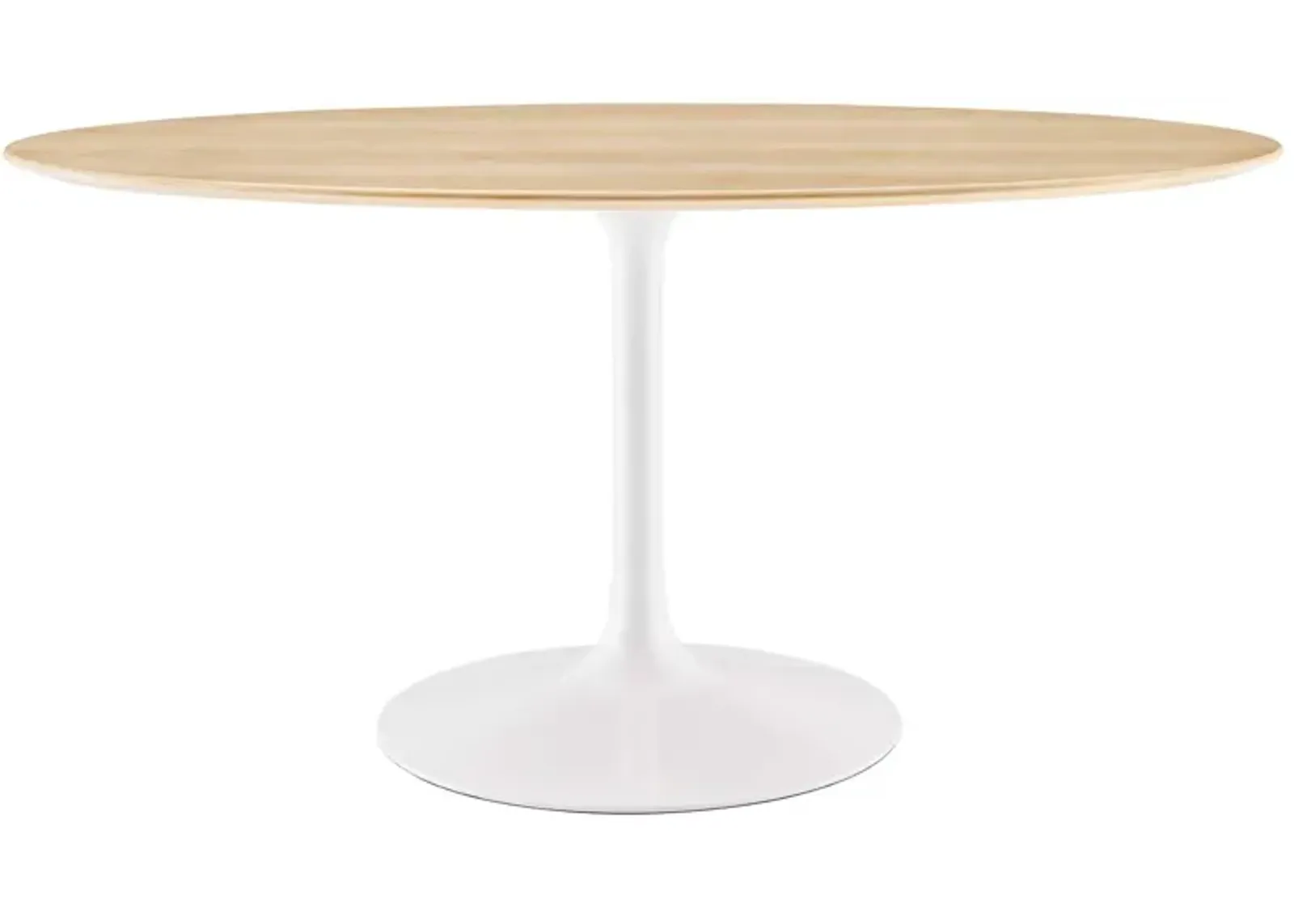 Lippa 60" Oval Natural Wood Grain Dining Table